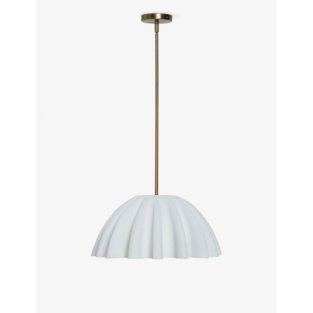 2DA66CB6-E794-32BF-F7AC-CB2C97F0BFBC Nita Glass Pendant Light - Sleek Chrome Finish for Kitchen Island or Dining Room - Image 1