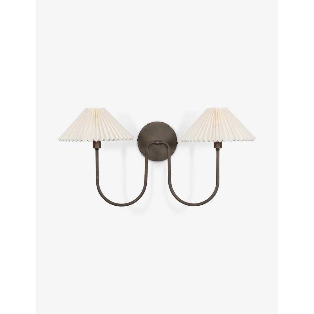 9175ADBB-35FF-090C-6538-84C0DD092E46 McVea Double Sconce Modern Wall Lighting Fixture for Bathroom, Bedroom, or Hallway - Image 1